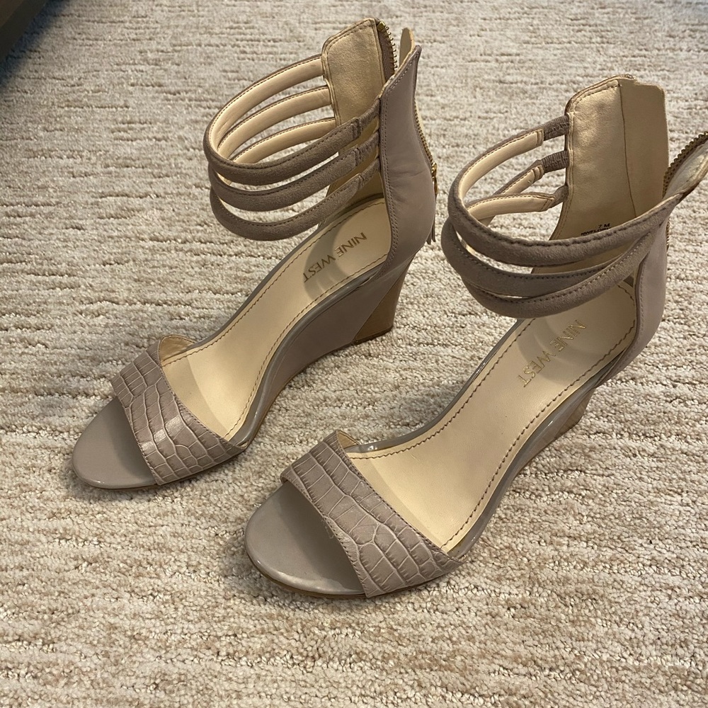 Nine West wedge sandals